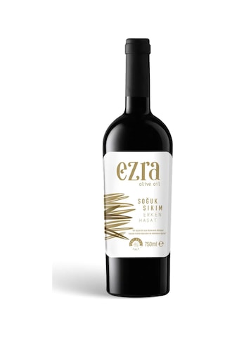 Ezra Olive Oil Soğuk Sıkım Naturel Erken 2025-2026 Hasat Zeytinyağı 750 ML