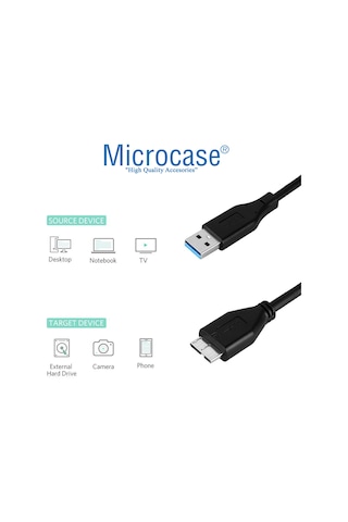 Microcase Usb 3.0 Harici Hdd Hard Disk Kablosu 150 Cm Syh Al2614