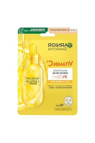 C Vitamini İçeren Parlaklık Verici Kağıt Yüz Maskesi