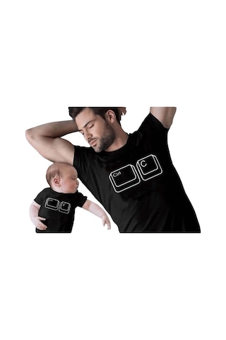 Baba Veya Oğul Baskılı T-Shirt