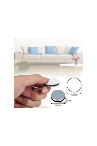 50 Mm Yuvarlak Teflon Mobilya Ayakları, Kaymaz Mobilya Ayakları - Teflon Kendinden Yapışkanlı Teflon Mobilya Ayakları, Sandalye Kanepe İçin Diğer