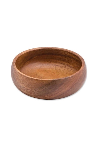 Çerezlik Akasya Ahşap Kase 10 Cm 6'lı