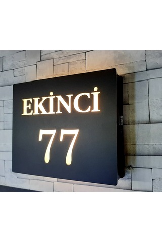 Özelleştirilebilir Işıklı Kapı Numarası (467152226)