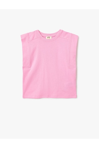 Koton Pembe Kız Çocuk T-shirt 5skg10126ak Pembe