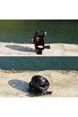 Skycity Tam Metal Balık Makinesi - Buz, Örümcek Ve Kayık Balıkçılığı İçin - Kesme Gücü - Sağ/sol El Değiştirilebilir