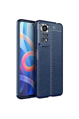Apsuwa Xiaomi Redmi Note 12 Pro 4G Niss Deri Dokulu Silikon Kılıf