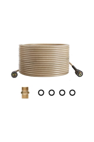 Singree 50ft 5000psı Yüksek Basınçlı Yıkama Hortumu - M22 Bağlantılı, Esnek Ve Dayanıklı