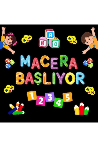 Macera Başlıyor Okul Pano Süsü 02