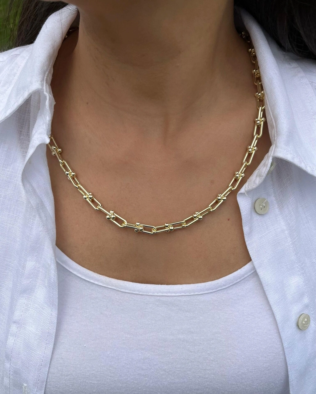 Tiffany Zincir Kolye Çok Renkli