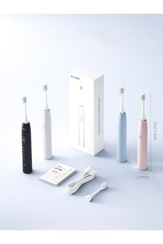 Smart Sonic Elektrikli Diş Fırçası Pembe 180 Gün Şarj Süresi Pembe