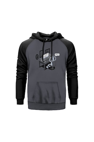 Im Not A Robot Kırmızı Renk Reglan Kol Sweatshirt