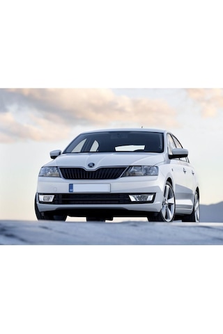Skoda Rapid 2012-2021 Kol Dayama Kolçak Kapağı Siyah 6R0867173
