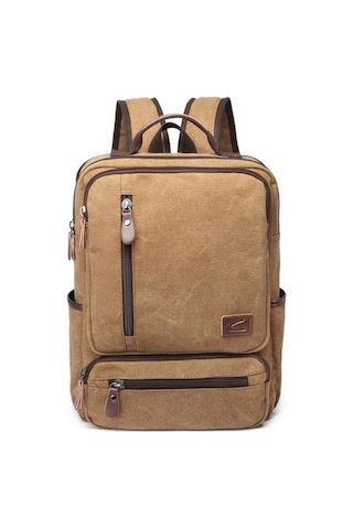 Beverly Hills Polo Club C Active Kanvas Kumaş Büyük Boy Sırt Çantası 1260 A.Kahve