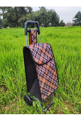 Lüx Pazar Arabası Su Geçirmez Çantalı Çok Renkli