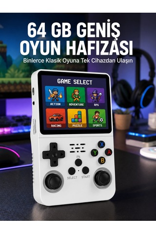 Kargo Klasik Oyun Konsolu 64 Bit İşlemci Ve Çift Kart Girişi Özellikli Yeni Nesil Najmaddin