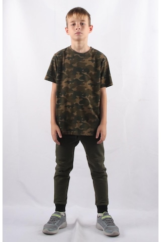 Alexandergardi Alexandergardı Kamuflaj Desenli Çocuk T-shirt C23-906 00 001