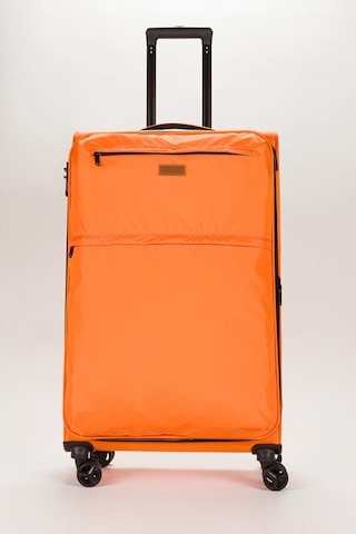 Fossil Unisex Büyük Boy Kumaş Valiz 028-01 Turuncu