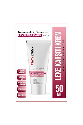 New Well Leke Karşıtı Cilt Bakım Kremi 50 ML