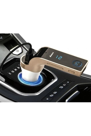 Hubrendy Çer Carg7 Bluetooth Araç Fm Transmitter Usb Girişli