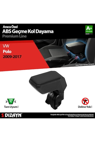 S-dizayn Vw Polo Kol Dayama Kolçak Geçmeli Abs Siyah 2009-2017