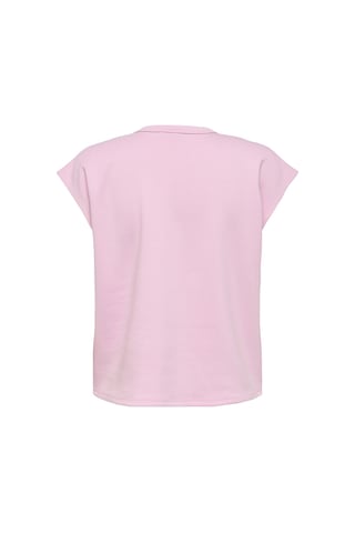 Only Kadın Onllucıa Bisiklet Yaka Kolsuz T-shirt 15346670 Pembe Pembe