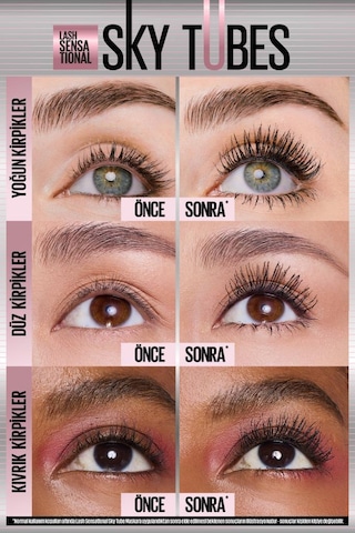 Lash Sensational Sky Tubes Maskara - Limitsiz Uzunluk Ve Hacim Etkisi Veren Tubing Maskara 3600531721534-11247 0