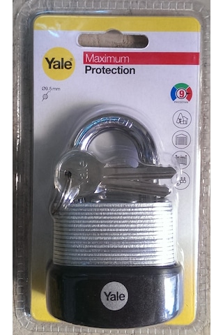 Yale Protector Lamine Seri Asma Kilit 55 Mm