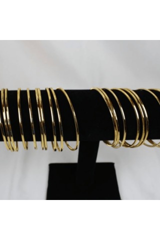Ajda I Nce Minimal Imitasyon Altın Bilezik Gold