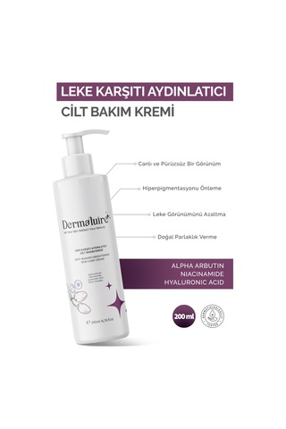 Dermaluire Leke Karşıtı Aydınlatıcı Cilt Bakım Kremi 200 ML