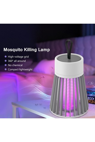 Qingmipy Taşınabilir Usb Şarjlı Sivrisinek Yakalama Lambası - 360 Etkili, Sessiz Ve Güvenli