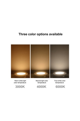 Fortunelane Alüminyum Gömülü Dolap Lambası 12 Smd2835 Işık Demeti 6000k Açık Işık 3w 120 Açı 55-60mm Delikli Montaj Dolap/showcas Gümüş