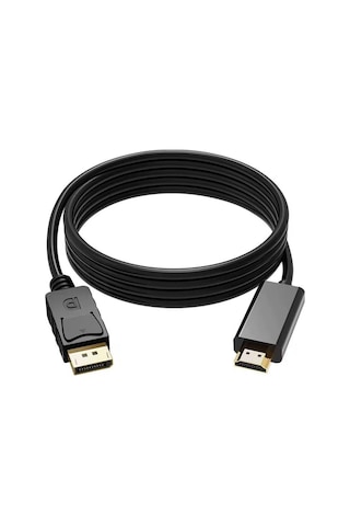 4k Displayport To Hdmı Görüntü Kablosu - 1.8 Metre - Displayport Erkek'ten Hdmı Erkek'e Ultra Hd Dönüştürücü Kablo-jl-d1011k