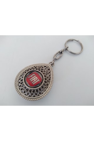 Fiat Anahtarlık Metal İşlemeli 1.kalite Maskot, Oto Anahtarlığı