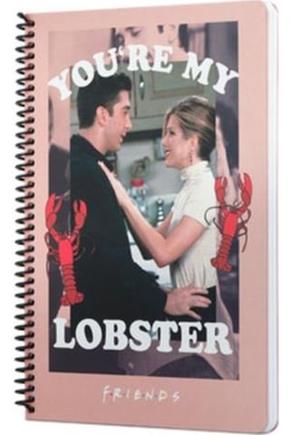 Mabbels Friends Youre My Lobster Spiralli Not Defteri Pembe 80 Yaprak Kareli 17x24cm Pembe
