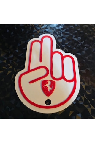 Ferrari Jdm El Arka Silecek El Sallama Plastik Aparat 3d Kaliteli Aksesuar Büyük Boy