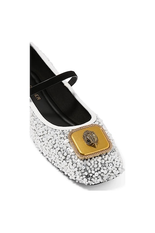 Kurt Geiger Pimlico Ballerina Kumaş Lüks Stil Kadın Babet Çok Renkli