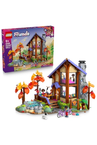 LEGO® Friends Şirin Sonbahar Orman Kulübesi 42705 - 9 Yaş ve Üzeri Çocuklar için Mini Bebek İçeren Oyuncak Yapım Seti (1229 Parça)
