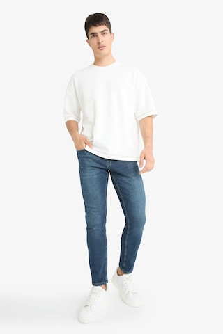 Defacto Pedro Slim Fit Dar Kalıp Normal Bel Dar Paça Jean Pantolon G2235ax25aunm34 Mavi