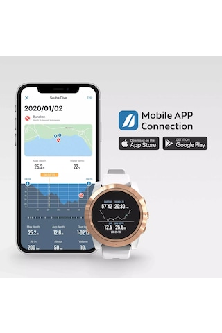 ATMOS MISSION2 DALIŞ BİLGİSAYARI bEYAZ-BAKIR