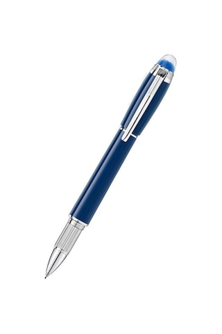Montblanc Starwalker Blue Planet Değerli Reçine Fineliner Kalem 1 Mavi