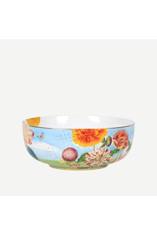 Mavi Porselen Servis Kasesi 23 Cm