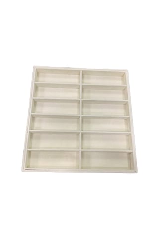 Yerli Üretim Havana Model Süet Kumaş Krem Renk Gözlük Standı Krem