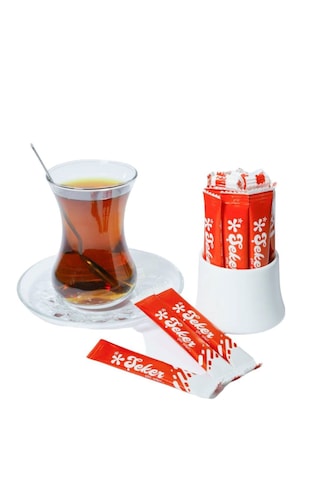 Stick Şeker 4000 Adet 3 Gr Kırmızı Desenli 2'li Set