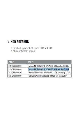 Fsa Freewheel Body Yol Xdr Sram 11-12 u2098 Siyah - Kırmızı