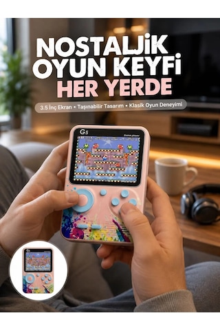 Northcity Game Box Mini 500 Oyunlu Retro Taşınabilir Oyun Konsolu - Yeni Nesil