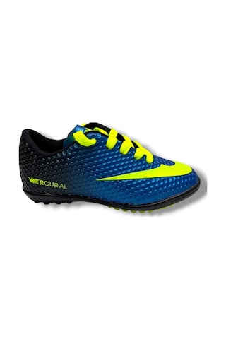 Walked 401-26 Erkek Halı Saha Ayakkabı Mavi Sarı 45-47 Mavi 