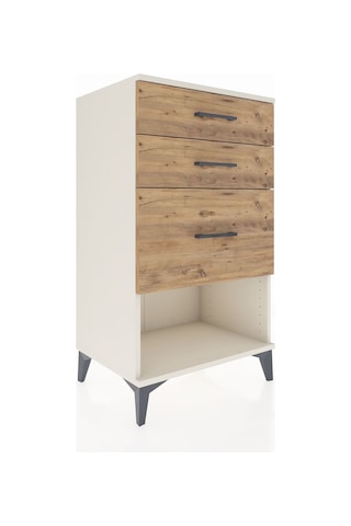 Hyperion Komodin 3 Çekmeceli 60x44x106 Aytaşı-çam Aytaşı