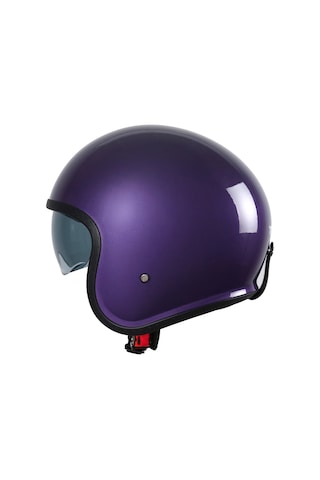 Yohe Motosiklet Kaskı 880-shıny-tıtanıum-purple Çok Renkli