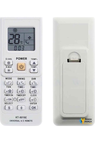 Sharp Uyumlu Ay-ap24kr Klima Kumandası