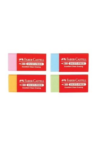 Faber-castell Dust-free Renkli Silgi, Bir Adet, Pvc-free